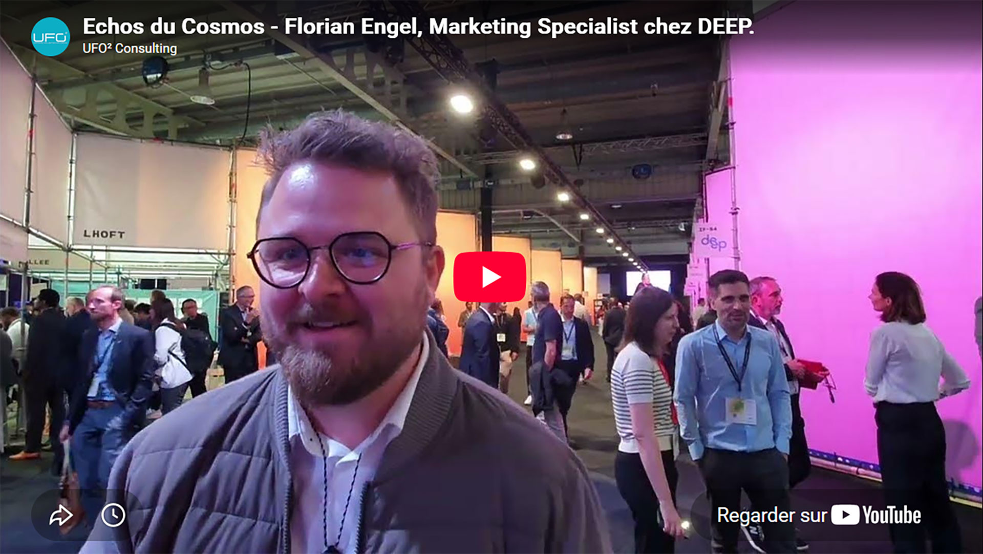 Les échos du Cosmos - Interview de Florian Engel, Specialist Marketing chez DEEP.